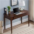Bowery Hill Solid Wood Computer Desk in Heartwood Cherry
