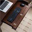 Bowery Hill Solid Wood Computer Desk in Heartwood Cherry