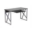 Bowery Hill Computer Desk in Black Laminate Finish