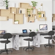 Bowery Hill Computer Desk in Black Laminate Finish