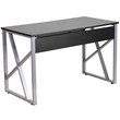 Bowery Hill Computer Desk in Black Laminate Finish