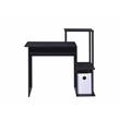 Bowery Hill Rectangular Table Top Computer Desk in Black Finish