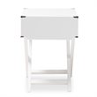 Bowery Hill 1 Drawer Nightstand Table in White