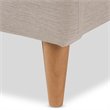 Bowery Hill Upholstered Light Beige Platform Bed Rectangular Foam Filled 80.31