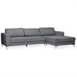 Bowery Hill Contemporary Right Facing Sectional in Gray