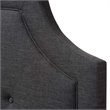 Bowery Hill Contemporary Fabric Tufted Full Headboard in Dark Gray
