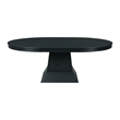 Bowery Hill Contemporary Oval Dining Table with 12