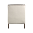 Bowery Hill Transitional Accent Chair with Brown Frame