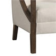 Bowery Hill Transitional Accent Chair with Brown Frame