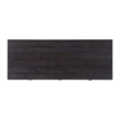 Bowery Hill Contemporary 3-Drawer Sofa Table in Espresso