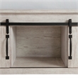 Bowery Hill Rubber Wood 6 Piece Queen Platform Storage Bedroom Set White Washed