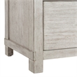 Bowery Hill Rubber Wood 6 Piece Queen Platform Storage Bedroom Set White Washed