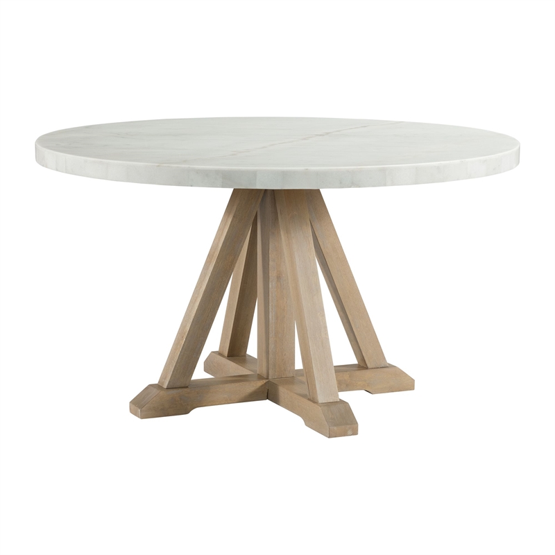 Bowery Hill Mid-Century Round 5PC Dining Set-Table & Four Chairs