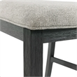 Bowery Hill Contemporary Gray 5PC Dining Set with Table & Four Chairs
