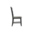 Bowery Hill Contemporary Gray 5PC Dining Set with Table & Four Chairs