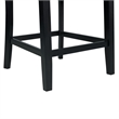 Bowery Hill White Marble 5PC Counter Height Dining Set with Blue Chairs