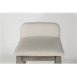 Bowery Hill Non-Swivel Counter Stool in Natural Distressed Gray