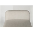 Bowery Hill Non-Swivel Counter Stool in Natural Distressed Gray