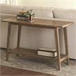 Bowery Hill Mango Wood Natural Sofa Table Rectangular 47