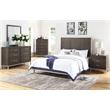 Bowery Hill Modern Engineered Wood Walnut 5-drawer Chest