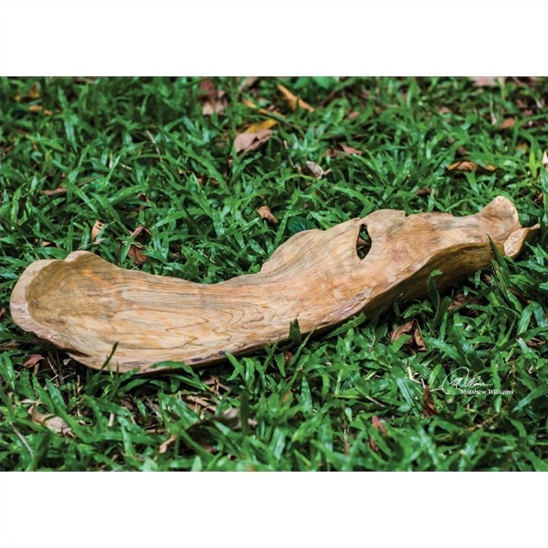 Bowery Hill Teak Natural Bowl
