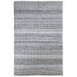 Bowery Hill Modern 5' x 8' Hand Woven Wool Rug in Denim Blue