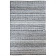 Bowery Hill Modern 8' x 10' Hand Woven Wool Rug in Denim Blue