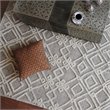 Bowery Hill Modern 8' x 10' Hand Woven Wool Rug in Gray and Ivory
