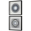 Bowery Hill Pine Wood Multicolor Wall Art Square Unassembled