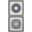 Bowery Hill Pine Wood Multicolor Wall Art Square Unassembled