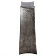 Bowery Hill Mixing Art with Function Contemporary Resin Side Table in Silver
