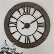 Bowery Hill Contemporary Wall Clock in Dark Rustic Bronze