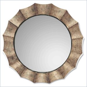 Bowery Hill Contemporary Antique Silver Leaf Wall Mirror