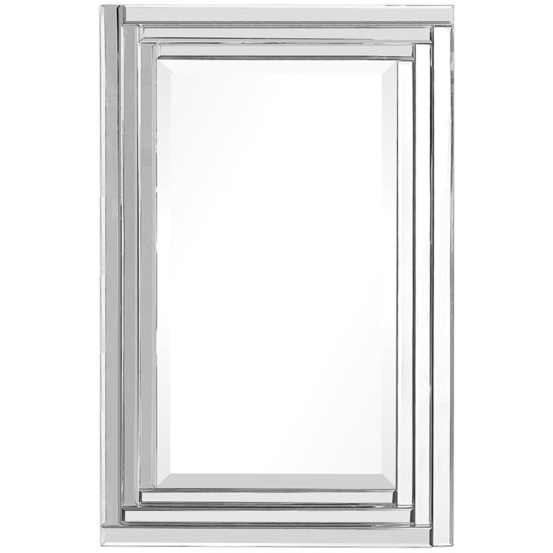 Bowery Hill Contemporary Frameless Vanity Mirror