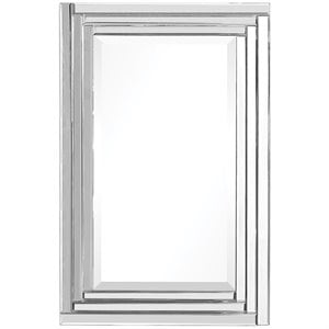 Bowery Hill Contemporary Frameless Vanity Mirror