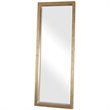 Bowery Hill Contemporary Solid Wood Gold Leaner Mirror