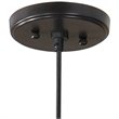 Bowery Hill Contemporary 1 Light Watered Glass Mini Pendant