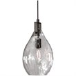 Bowery Hill Contemporary 1 Light Watered Glass Mini Pendant