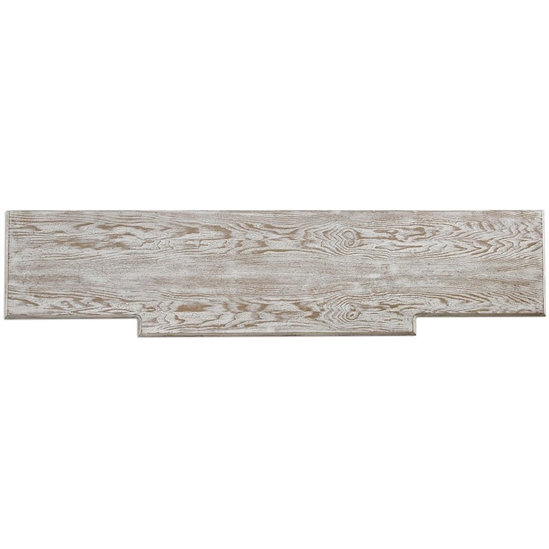 Bowery Hill Contemporary 4-Door Wood Cabinet in Weathered Gray