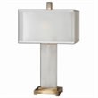 Bowery Hill Contemporary Metal Alabaster Lamp