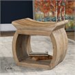 Bowery Hill Reclaimed Elm Wood Natural Foot Stool Rectangular 17