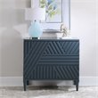 Bowery Hill Contemporary Drawer Chest in Deep Sea Blue