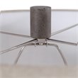 Bowery Hill Contemporary Light Table Lamp in Aqua Blue