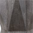 Bowery Hill Transitional MDF Wood/PU Accent Table in Gray/Gold