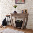 Bowery Hill Modern Wood Console Table in Light Oak