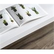 Bowery Hill Contemporary Wood Storage Console Table in White