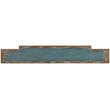 Bowery Hill Wood Azure Blue Console Table Rectangular 72