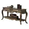 Bowery Hill Contemporary 2 Drawer Console Table in Vintage Oak