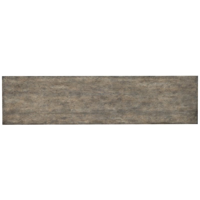 Bowery Hill Contemporary Media Credenza in Distressed Medium Wood