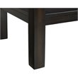 Bowery Hill Modern Marble Top Console Table in Espresso